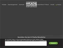 Tablet Screenshot of h-flachs.de